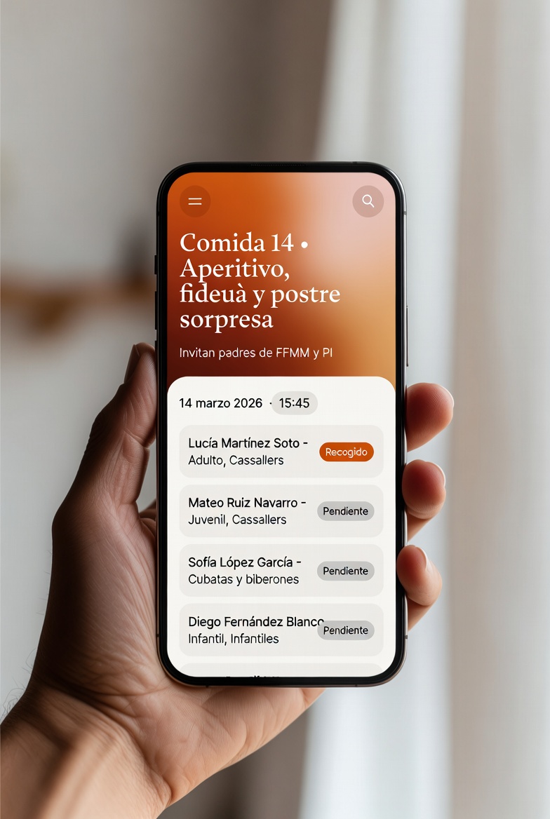 Control de asistencia